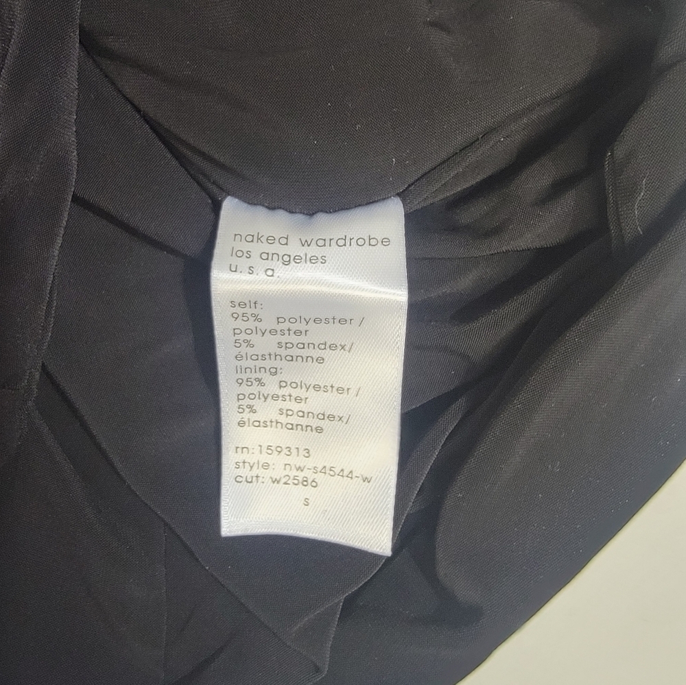 naked wardrobe Black Ruched Midi Skirt - Picture 5 of 11